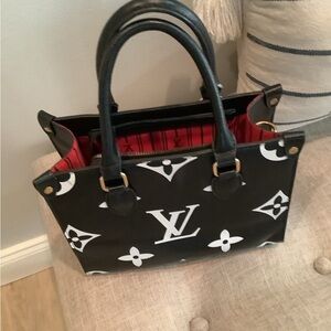 Black and White Designer Tote Bag